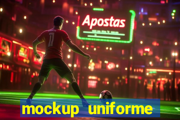 mockup uniforme futebol psd free